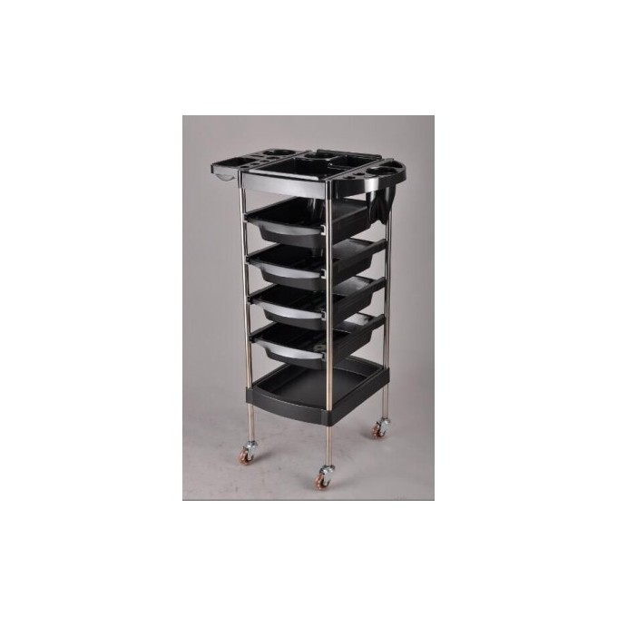 CARRITO DE PELUQUERIA SKELETON NEGRO