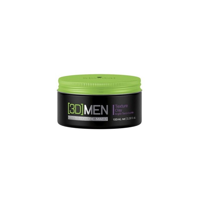 SCHWARZKOPF 3D MEN Texture Clay Argile Texturisante 100 ml