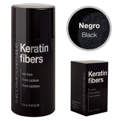 THECOSMETICREPUBLIC KERATIN FIBERS Fibras capilares color negro 12,5 gr