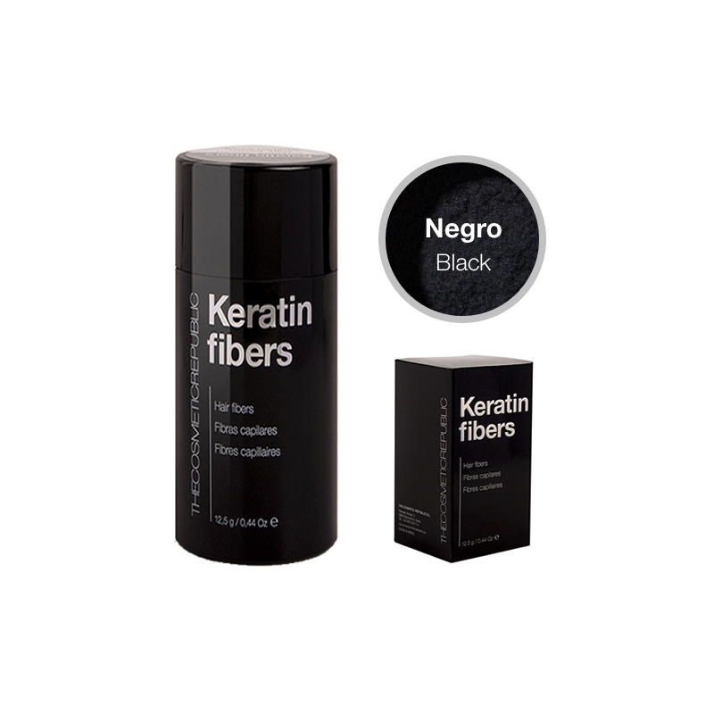 THECOSMETICREPUBLIC KERATIN FIBERS Fibras capilares color negro 12,5 gr