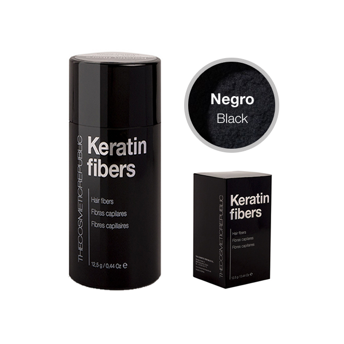THECOSMETICREPUBLIC KERATIN FIBERS Fibras capilares color negro 12,5 gr