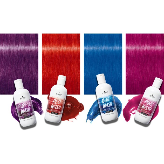 SCHWARZKOPF BOLD COLOR WASHES Color rojo 300 ml