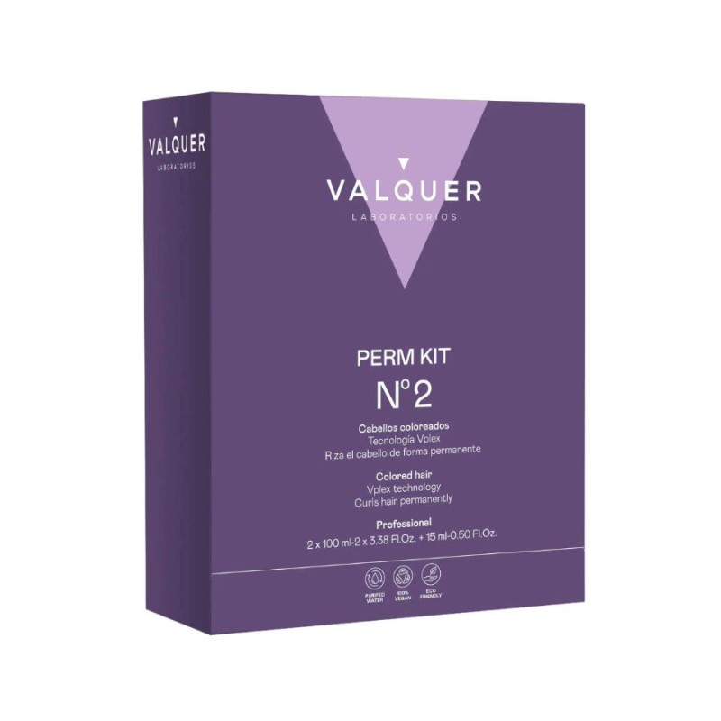 Valquer Kit Para Permanente n 2 Cabellos Tintados