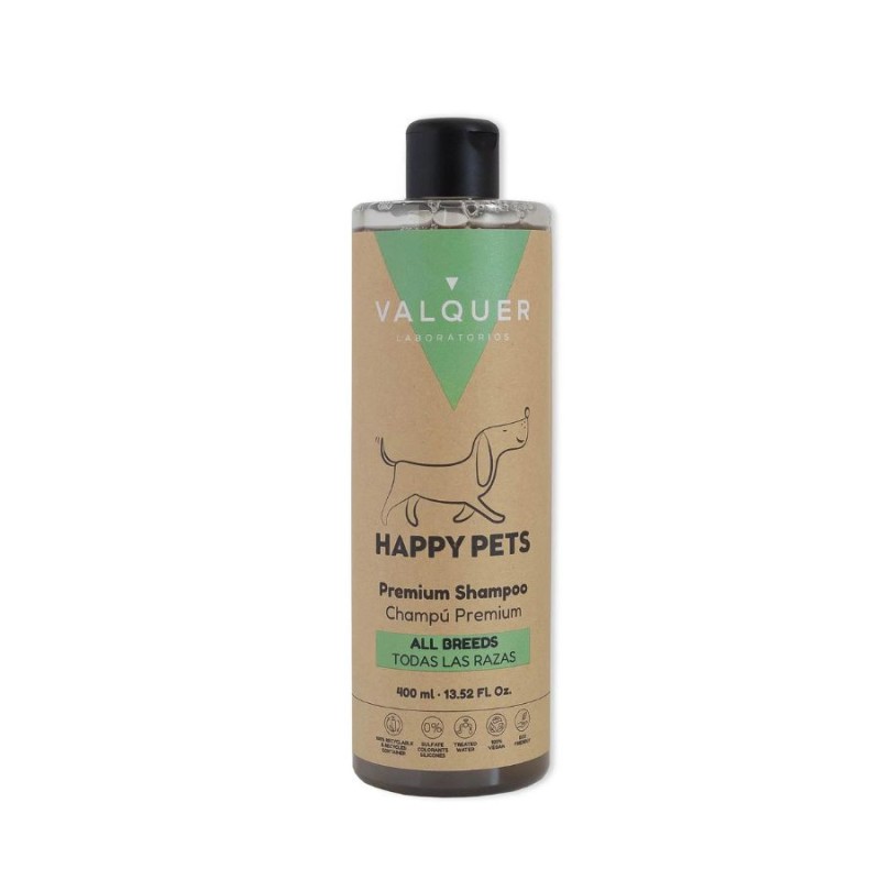 Valquer Champú Premium Happy Pets Todas las Razas 400 ml
