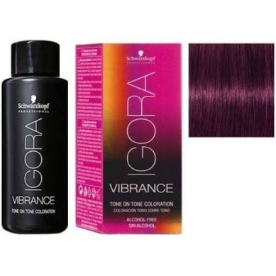 6-99 IGORA VIBRANCE SCHWARZKOPF RUBIO OSCURO VIOLETA INTENSO (sin alcohol) ...