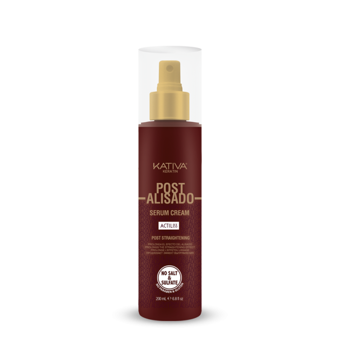KATIVA Serum cream post alisado ACTLISS sin sulfatos 200 ml