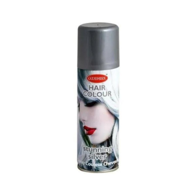 Good Mark Spray Laca Color Temporal Silver Plata 125 ml