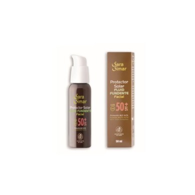 SARA SIMAR  Protector solar fluido facial 50 SPF+ (UVB y UVA) 50 ml