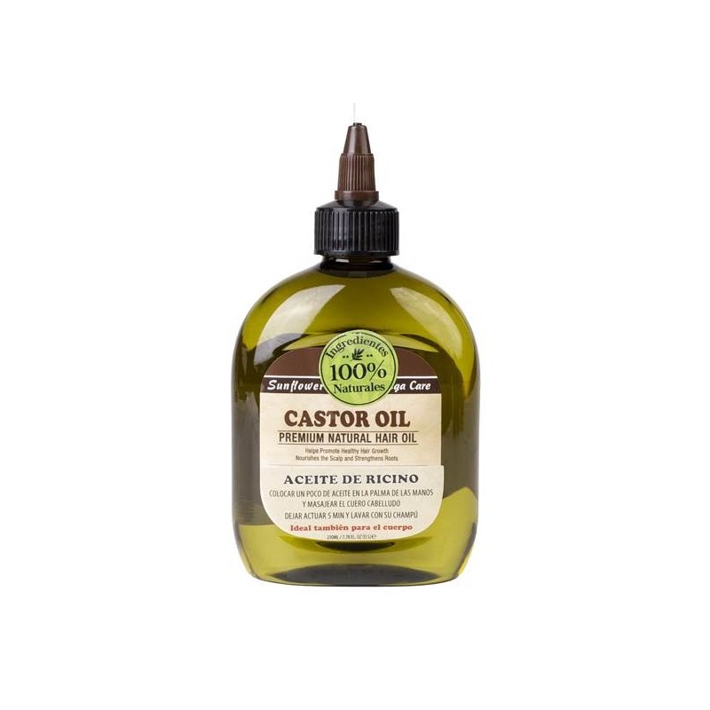 Aceite de ricino 100% natural CASTOR OIL 230 ml