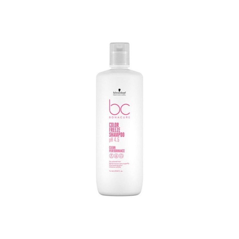 Schwarzkopf bc Clean pH 4.5 COLOR FREEZE champú cabello coloreado 1000 ml