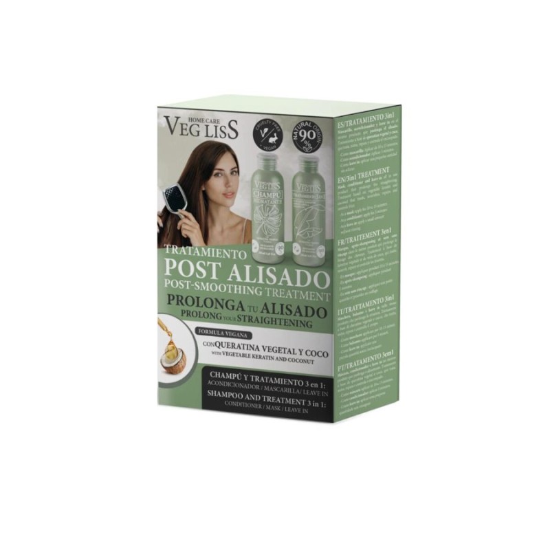Veg Liss Kit Post Alisado vegano champú y tratamiento 3 en 1