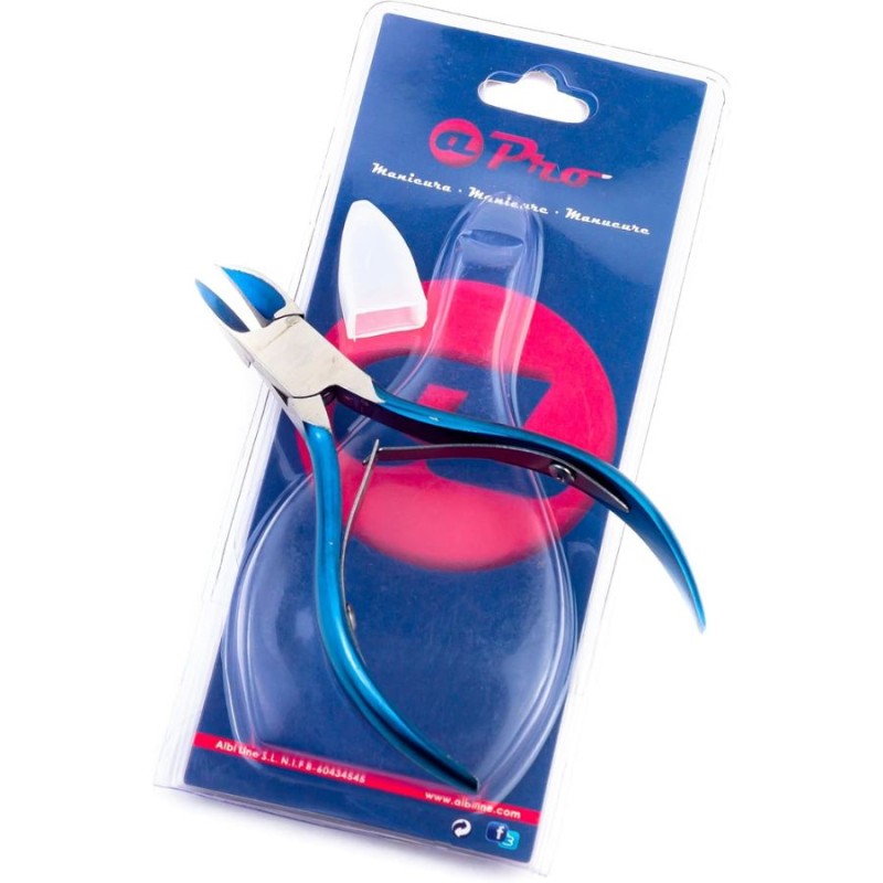 Albi Alicate Uñas Mano Pro Azul 10 cm (7203/10)