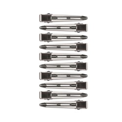 EUROSTIL Pinzas acero medianas (6 pcs)