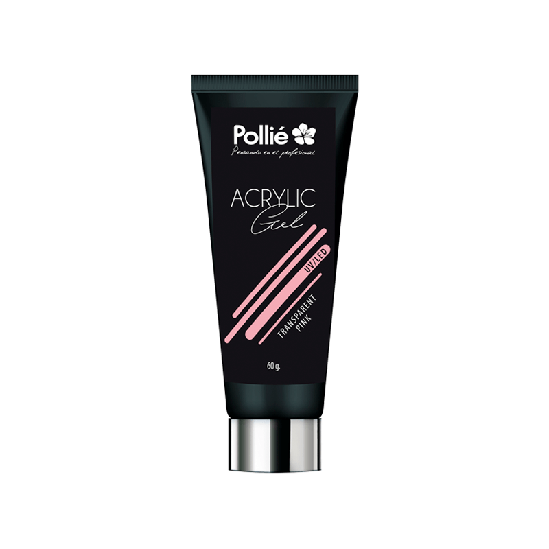 ACRYLIC GEL ROSA TRANSPARENTE 60G - POLLIE