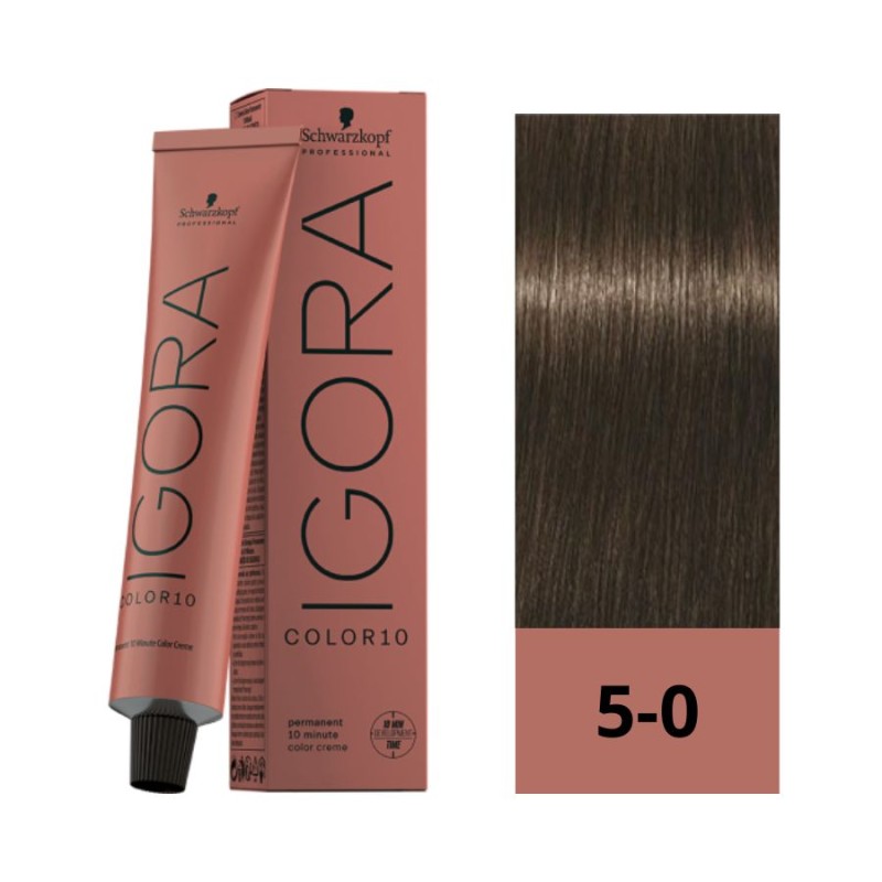 Schwarzkopf Igora Color10 5-0 Castaño Claro Natural 60 ml