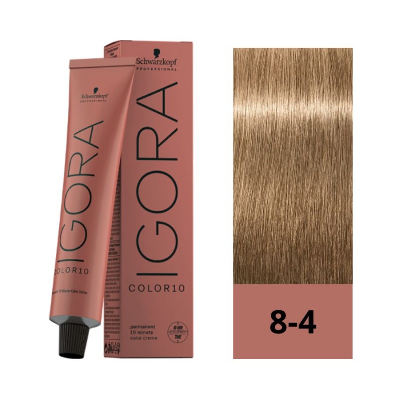 Schwarzkopf Igora Color10 8-4 Rubio Claro Beige 60 ml