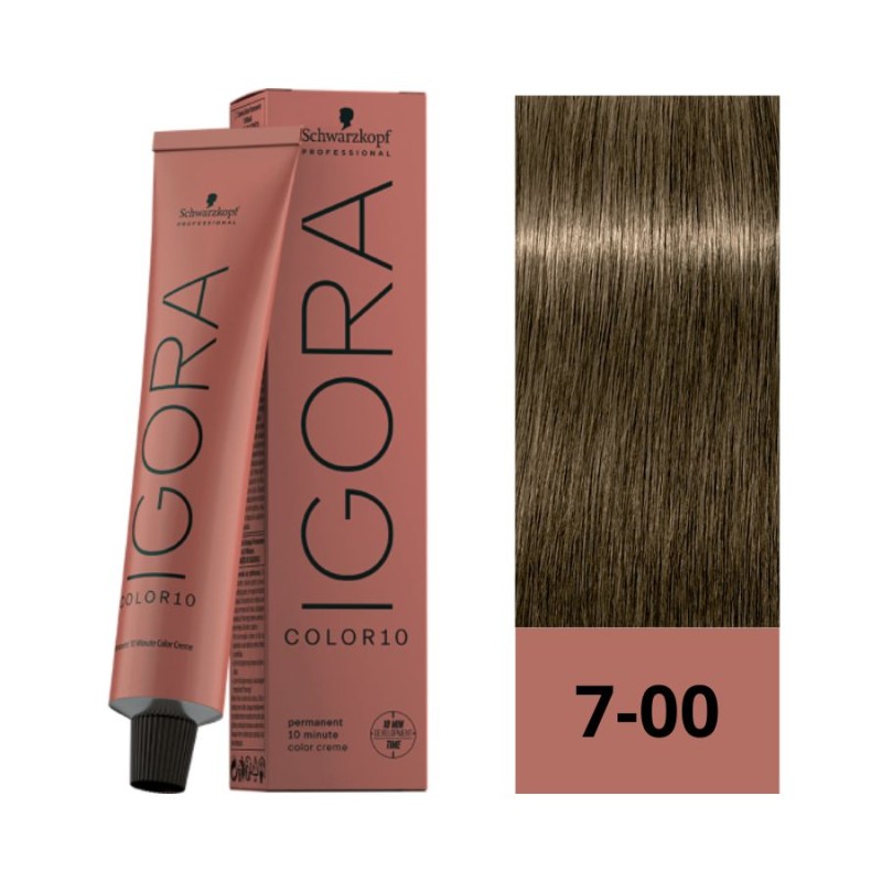 Schwarzkopf Igora Color10 7-00 Rubio Medio Natural Intenso 60 ml