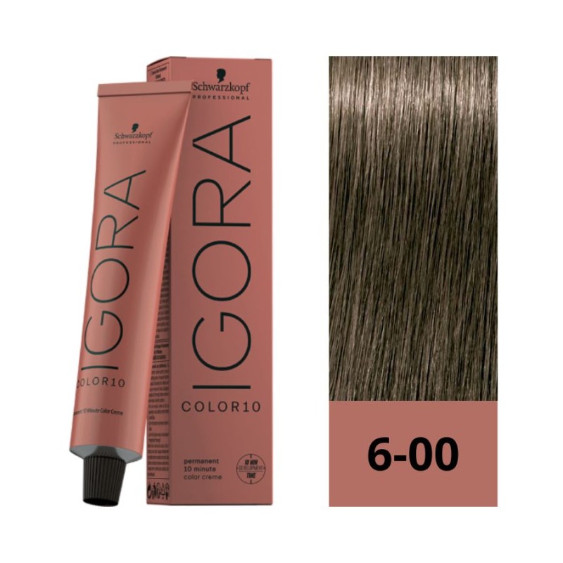 Schwarzkopf Igora Color10 6-00 Rubio Oscuro Natural Intenso 60 ml