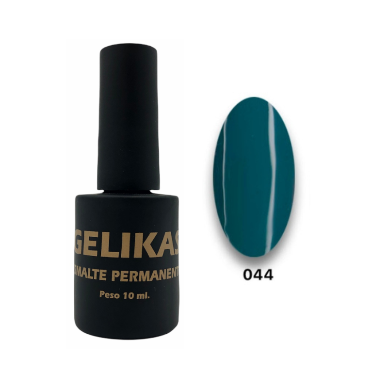 Uñikas Gelikas Esmalte Permanente N 44 Azul Turquesa 10 ml