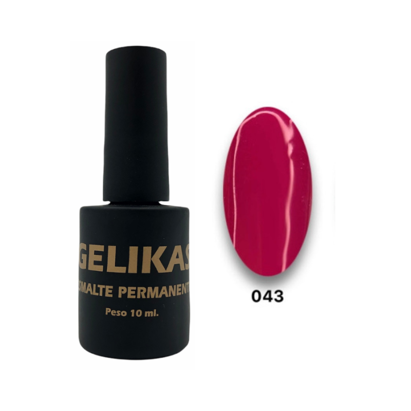 Uñikas Gelikas Esmalte Permanente N 43 Rosa 10 ml