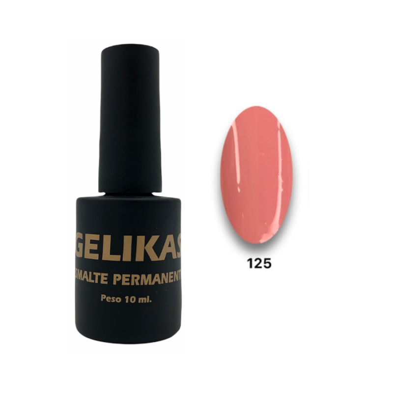 Uñikas Gelikas Esmalte Permanente N 125 Rosa Palo 10 ml