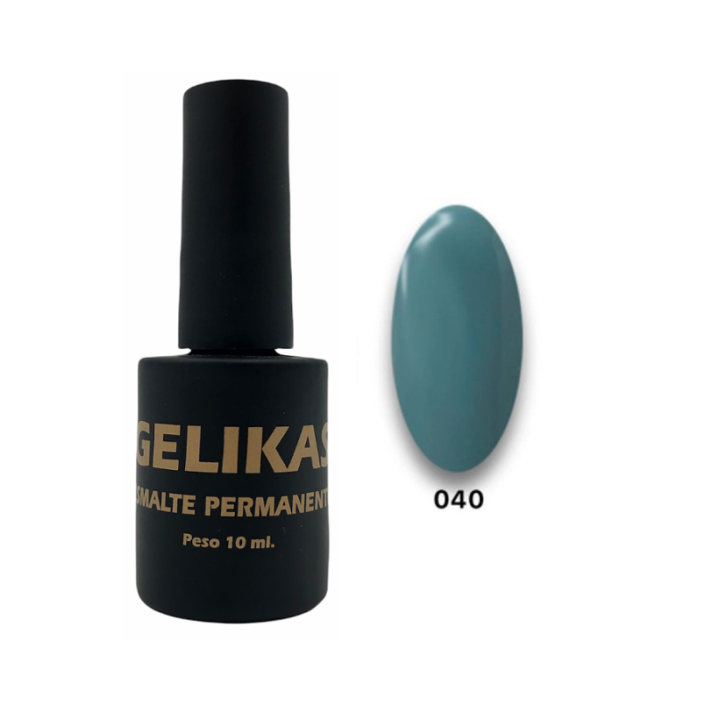 Uñikas Gelikas Esmalte Permanente N 40 Azul Claro 10 ml