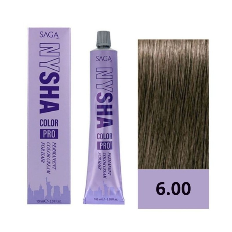 Saga Nysha Tinte Color Pro 6.00 Rubio Oscuro Intenso 100 ml