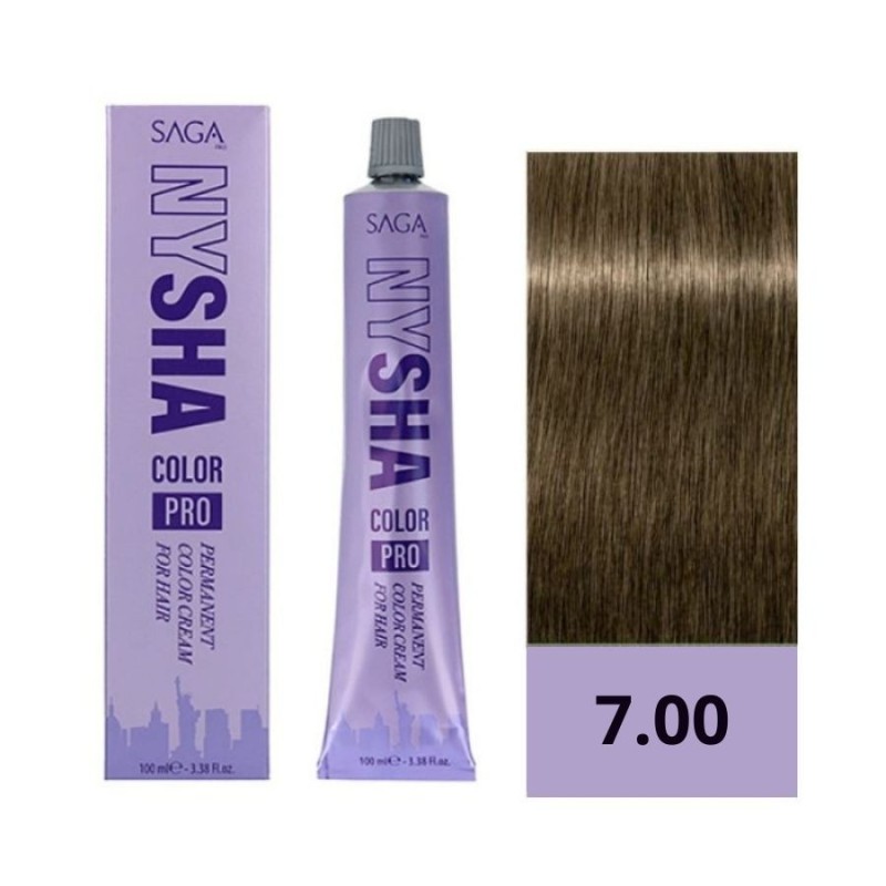 Saga Nysha Tinte Color Pro 7.00 Rubio Intenso 100 ml