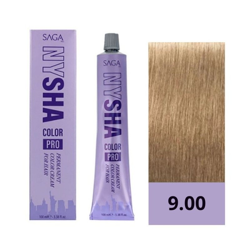 Saga Nysha Tinte Color Pro 9.00 Rubio Clarísimo Intenso 100 ml