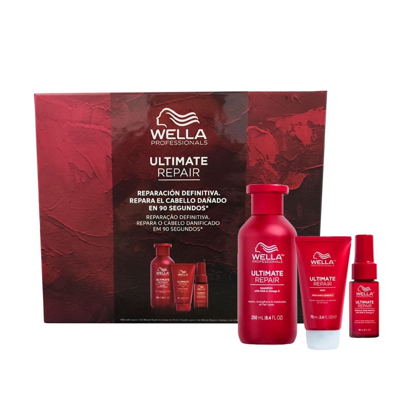 Wella Pack Ultimate Repair Champu + Reparador + Mascarilla