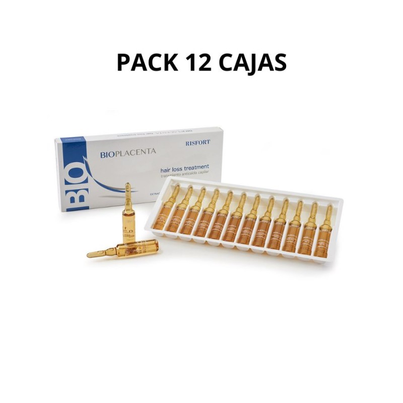 Risfort Pack 12 Cajas Ampollas Bioplacenta 12x10 ml