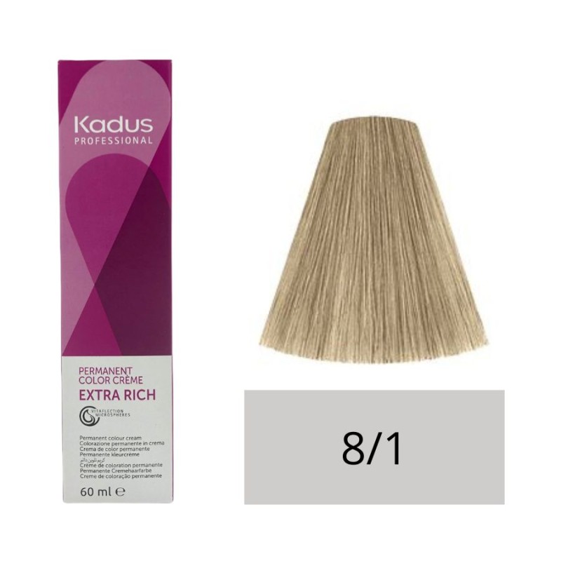 Kadus Tinte 8/1 Rubio Claro Ceniza 60 ml
