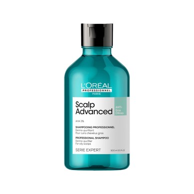 L'Oreal SCALP ADVANCED anti-oiliness dermo-purifier shampoo 300 ml