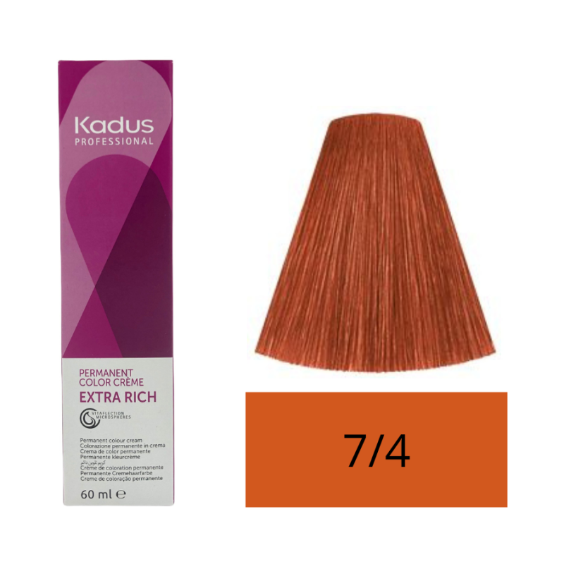 Kadus Tinte 7/4 Rubio Medio Cobrizo 60 ml