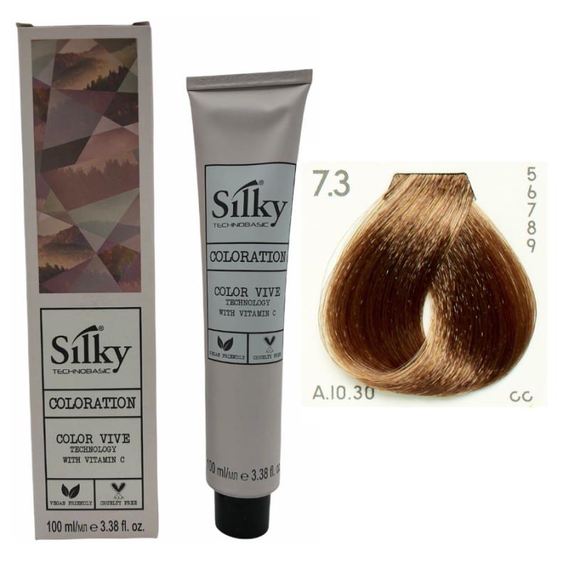 Silky Tinte de Pelo n 7-3 Rubio Dorado 100 ml