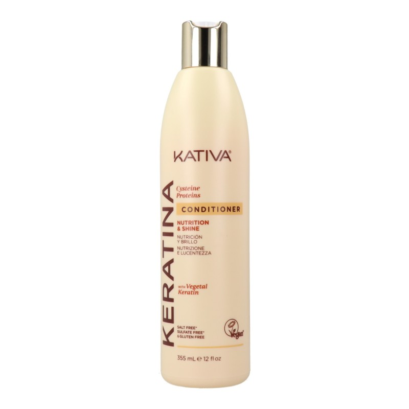 Kativa Keratina Cysteine Proteins Nutrition & Shine Acondicionador 355 ml
