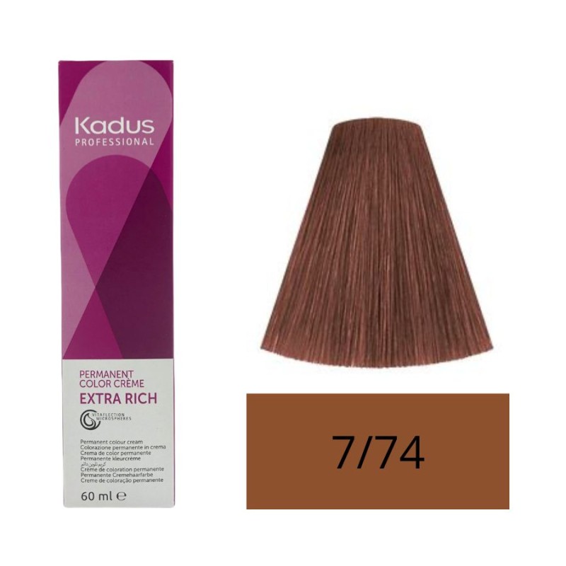 Kadus Tinte 7/74 Rubio Medio Marrón Cobrizo 60 ml