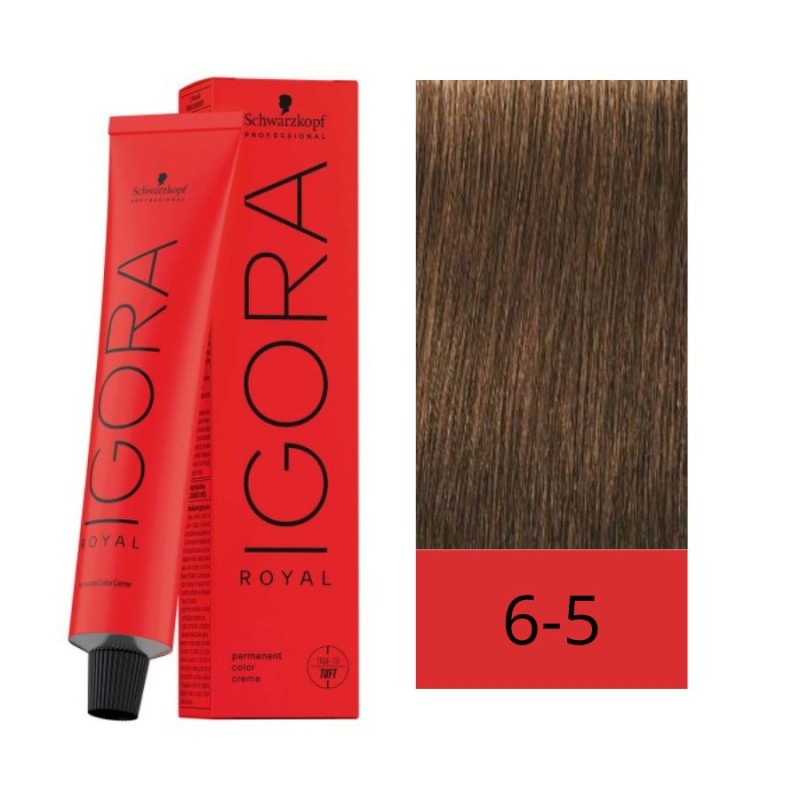Schwarzkopf Tinte Igora Royal 6-5 Rubio Oscuro Dorado 60 ml