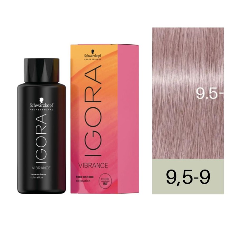 Schwarzkopf Igora Vibrance 9,5-9 Matizador Violeta 60 ml Baño de Color