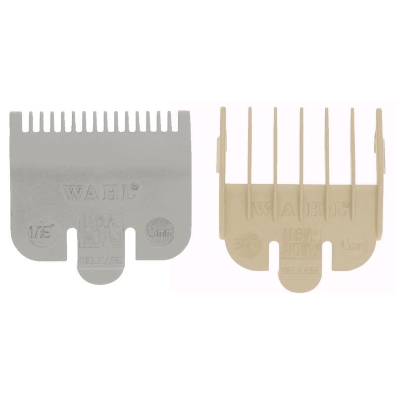 Wahl Pack 2 Peines nº 1/2 1,5mm y nº 1 1/2 4,5mm