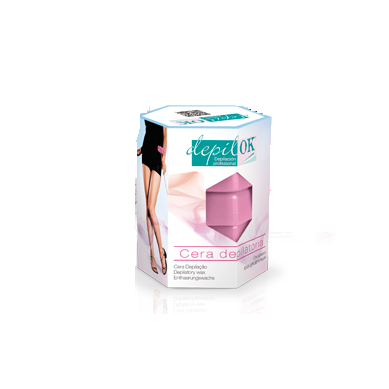 DEPIL OK Estuche cera caliente rosa 300 g