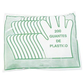 200 GUANTES DE PLÁSTICO DESECHABLES PARA TINTE DE PELO