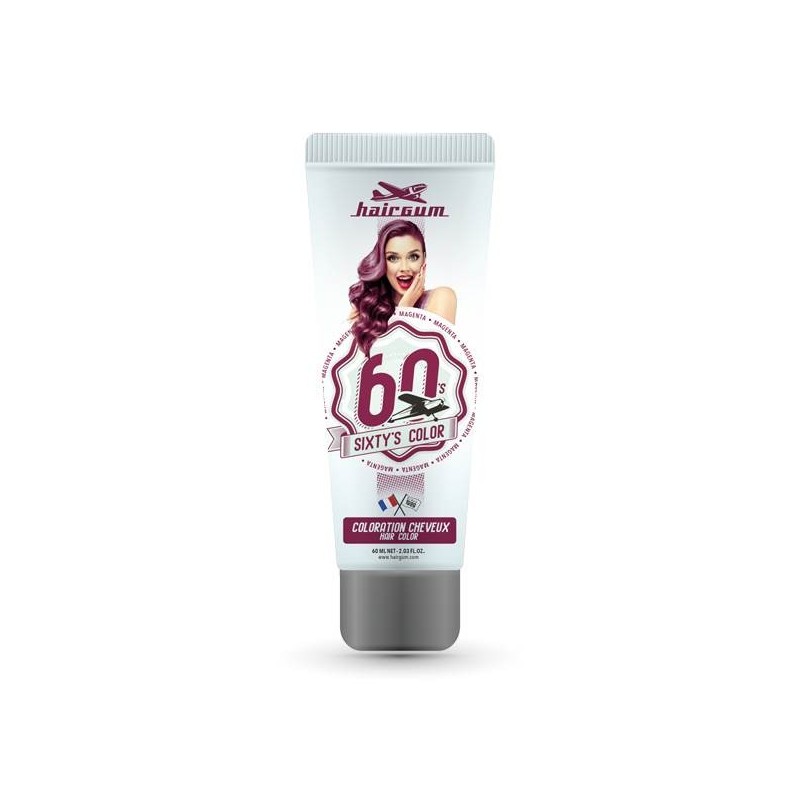 SIXTY'S COLOR MAGENTA CLORACIÓN SEMI-PERMANENTE HAIRGUM 60 ML