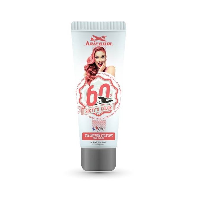 SIXTY'S COLOR CORAL SUNSET SEMI-PERMANENTE HAIRGUM 60 ML