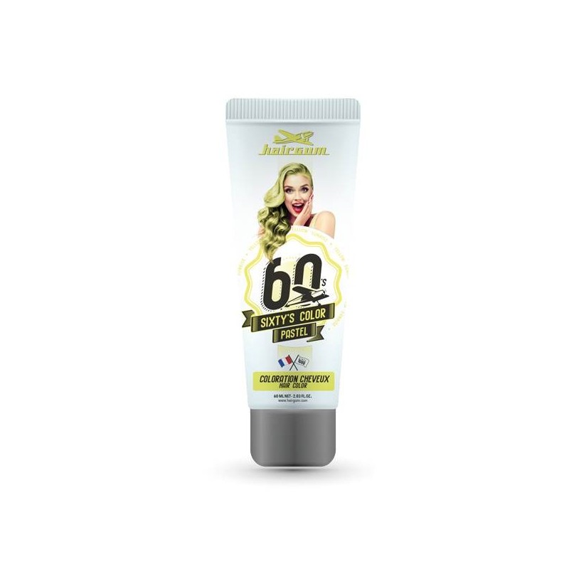 SIXTY'S COLOR YELLOW SUNRISE PASTE SEMI-PERMANENTE HAIRGUM 60 ML