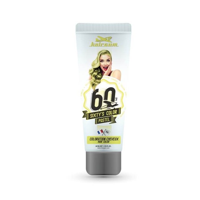 SIXTY'S COLOR YELLOW SUNRISE PASTE SEMI-PERMANENTE HAIRGUM 60 ML