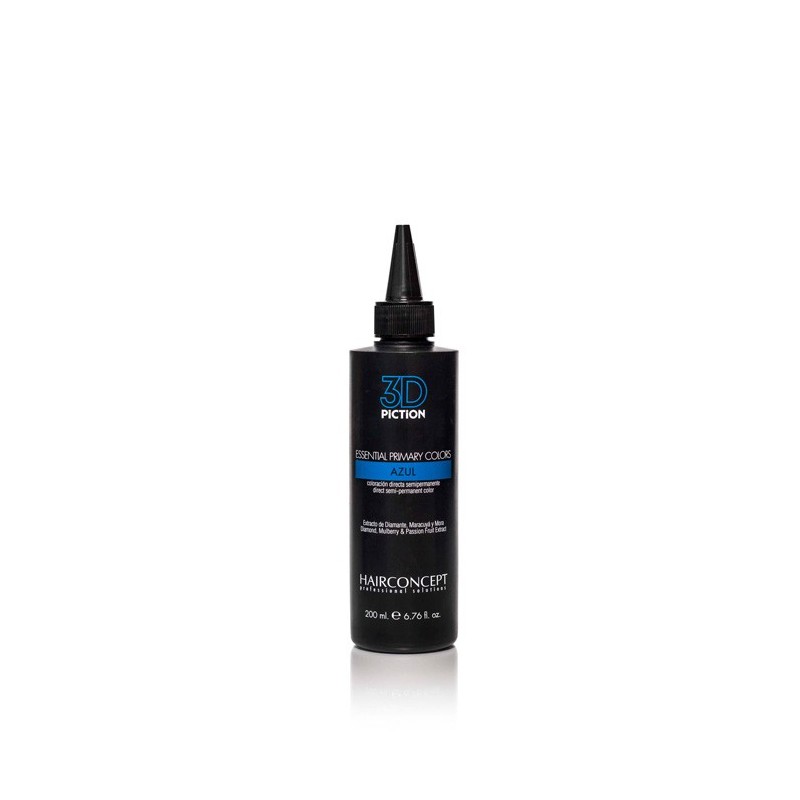 HAIRCONCEPT 3D PICTION AZUL. Coloracion directa semipermanente 200 ml
