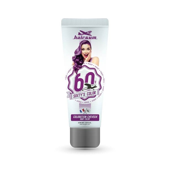 SIXTY'S COLOR VIOLET SEMI-PERMANENTE HAIRGUM 60 ML