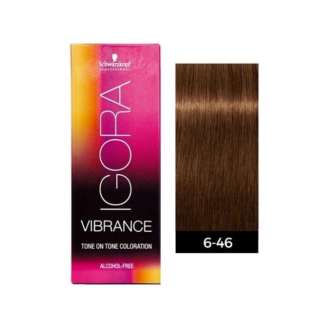 IGORA VIBRANCE 6-46 RUBIO OSCURO BEIGE CHOCOLATE