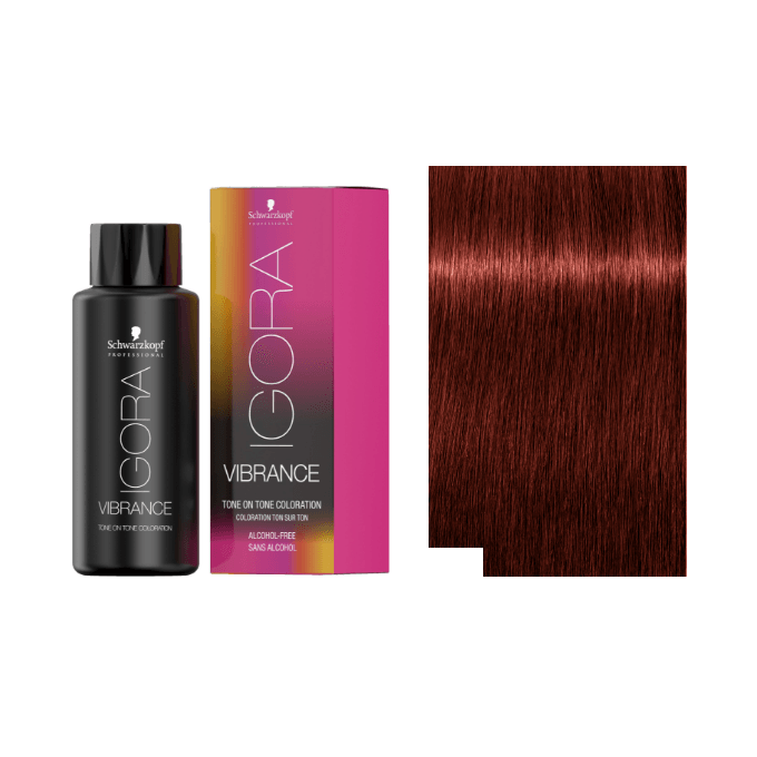 IGORA VIBRANCE 6-78 RUBIO OSCURO COBRIZO ROJO